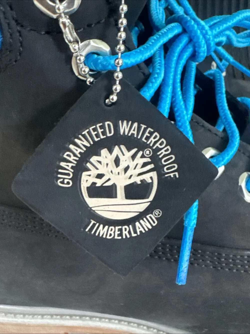 Timberland Men’s 6 Inch Premium Waterproof Boots Black Blue Size 10